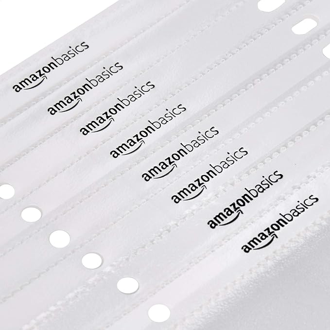 Amazon Basics Sheet Protector - Non-Glare, 1200-Pack, Clear