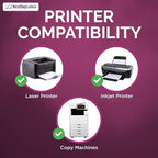 NextDayLabels - Laser/Ink Jet White Labels (1" Round - 63 Per Page | 6300 Labels)