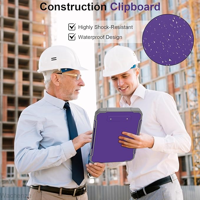 Thicker Clipboard with Storage, Internal Pen Pouch Included, A4 / Letter Size, Toughest Construction Clipboard with Waterproof, Heavy Duty Clip Boards 8.5x11 with High Capacity for Office