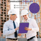 Thicker Clipboard with Storage, Internal Pen Pouch Included, A4 / Letter Size, Toughest Construction Clipboard with Waterproof, Heavy Duty Clip Boards 8.5x11 with High Capacity for Office