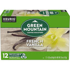 Green Mountain Coffee Roasters French Vanilla Keurig Single-Serve K-Cup pods, Light Roast Coffee, 12 Count