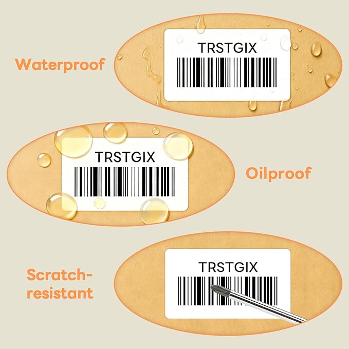 Compatible DYMO 30334 (2-1/4" x 1-1/4") Direct Thermal Multipurpose Labels, Barcode/FNSKU Address Stickers Replacement for DYMO LabelWriter 450, 4XL, Rollo, Zebra (12 Rolls / 12000 Labels), TRSTGIX