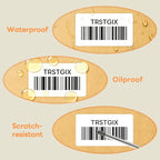 Compatible DYMO 30334 (2-1/4" x 1-1/4") Direct Thermal Multipurpose Labels, Barcode/FNSKU Address Stickers Replacement for DYMO LabelWriter 450, 4XL, Rollo, Zebra (12 Rolls / 12000 Labels), TRSTGIX