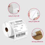 4x6 Direct Thermal Shipping Labels, 2640 Labels/12 Rolls, Compatible with Dymo 4XL 1744907, 1755120, Smudge-Resistant and Permanent Adhesive Direct Thermal Labels, BPA Free