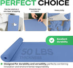 Blue Kraft Paper Roll 24" x 1200" (100 feet) with Cutter - USA-Made Gift Wrapping Paper for Packing, Moving, Shipping & Crafts/Arts - 100% Recyclable Natural Craft Material by IDL Packaging
