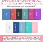 Light Pink Poly Bubble Mailers 7.25x12 inch #1 | Self Seal Padded Envelopes | Cushioned Bubble Mailer | Usable Size 7.25x11 | WaterProof | Lightweight mailing Shipping Bags | 100 Pack Bulk