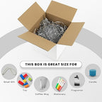Golden State Art, 8x8x8 Inches White Shipping Boxes 28 Pack, Corrugated Cardboard Box for Small Business Mailing, Shipping, Packaging