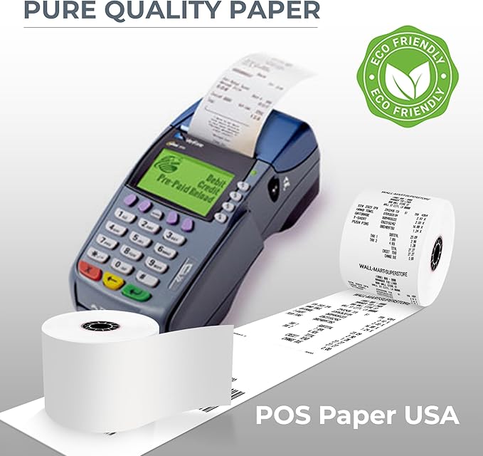 2 1/4" x 150' Thermal Paper (50 Rolls/Case) - BPA Free