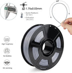 iSANMATE ASA 3D Printer Filament Bundle 4KG (8.8lbs), UV & Weather Resistant 3D Printer Filament Perfect for Outdoor Functional Parts, Orange+Pink+Silver+Skin