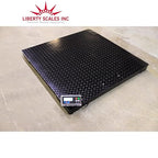 Liberty LS-700-4x4-10k-NN Industrial Floor Scales/Warehouse Pallet Scale with Indicator 48" x 48" | 10,000 lb x 1 lb