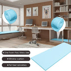 Amylove Polyurethane Foam 24" x 72" High Density Cushion Upholstery Foam Sheet for Seat Replacement DIY Projects Chairs Headboards Sofas Home (1/4" X 24" X 72",Blue)