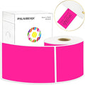 3x5 Inch Thermal Label Stickers,300Pcs Waterproof Rectangle Labels for Storage Bins,Moving Boxes,Address & Inventory Organization,Small Business Labeling,Fluorescent Pink