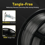 FLASHFORGE Rapid PETG Filament 1.75mm Metallic Grey, Max 600mm/s High Speed Printing, 3D Printer Filament 1kg Spool, Dimensional Accuracy +/- 0.02mm, Fits Most 3D Printers