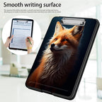Clipboard with Storage,Office Supplies Nursing Clipboards Folder with Pen Holder Plastic Foldable Clip Board with Storage for Nurse Teacher,Cute Fox