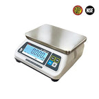 VisionTechShop DSW-100 Portion Food Scale with Single LCD Display, Stainless Steel Platter, 60lb Capacity, 0.02lb Readability, Lb/Oz/Kg/g Switchable, NTEP COC #22-007, NSF Certified