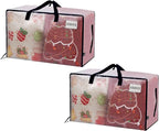 VENO 2 Pack Moving Bags and Large Christmas Decoration Storage Bins with lids. Alternative to Moving Boxes, Packing Supplies for College. Heavy Duty Totes (Clear, 2 Pack)