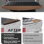 TripleAliners Compatible with Ram 1500 2019-2025 2026 Power Tailgate-Release & Standard Tailgate Mat with Tailgate Cap Top Protector Full-Coverage All Weather Truck Bed Cover Liner Replacement