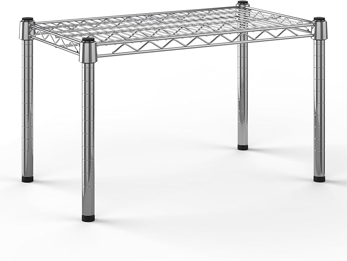 14''W x 24''L x 14''H Chrome Plated Wire Dunnage Rack | Off The Floor Storage