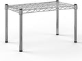 14''W x 24''L x 14''H Chrome Plated Wire Dunnage Rack | Off The Floor Storage