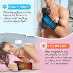 Wrist Ice Pack Wrap for Pain Relief Reusable Wrist Brace Cold Gel Gloves Hand Thumb Ice Packs for Injuries Surgery Recovery Hot Cold Compress Therapy for Carpal Tunnel Tendonitis Swelling Arthritis