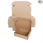 Shipping Boxes Corrugated Cardboard Mailer Boxes Literature Mailer for Packaging Small Business Craft Gifts Giving Products (Brown, 7x5x2)