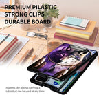 A4 Clipboards,Heavy Duty Waterproof Nursing Plastic Folder Clipboard with Storage Clip Boards,File Folder Storage Box Clipboard Case for Teacher,Doctor,Offices,Dream Catcher Wolfs