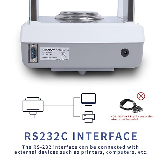 Analytical Balance 0.0001g*120g Laboratory Scale 0.1mg Accuracy High Precision Lab Scale Jewelry Scale Digital Scale 0.0001g (0.1mg*120g with Calibration Weight)