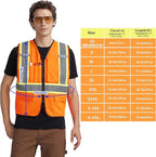 A-KSAFETY Custom High Visibility Reflective Safety Vest with logo