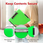 Dexas Slimcase 2 Plastic Clipboard with Storage and Side Opening