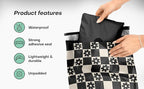10x13 Poly Mailers – Checkerboard Daisy – Waterproof, Tear-Resistant Shipping Bags with Adhesive Seal – 100 Pack – Package Mint