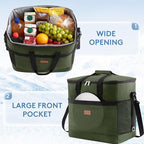 Lifewit Cooler Bag 30/50/60 Cans Collapsible and Insulated Large Lunch Bag Leakproof Soft Cooler Portable Tote for Camping/BBQ/Family Outdoor Activities