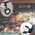 Clip Floodlight 15W LED Work Light IP65 Waterproof 150W Equivalent 11.5ft 3.5m Cord with Plug Lights for Workshop Garage, Construction Site Applicable to Various environments (15W Warm White)