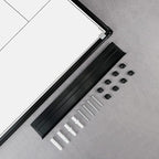 JILoffice Magnetic Dry Erase Calendar Whiteboard, 2 Month White Board Planner 36 X 24 Inch, Black Aluminum Frame Wall Mounted Board for Office Home and School