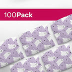10x13 Poly Mailers – Halloween Ghost – Waterproof, Tear-Resistant Shipping Bags with Adhesive Seal – 100 Pack – Package Mint