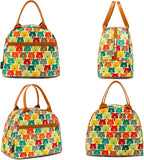 FlowFly Insulated Lunch Cooler Bag - Tote Bag Organizer for Women/Men, Bear