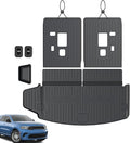 Cargo Mat Backrest Mats for 2016-2025 2026 Dodge Durango 6/7 Seats Car Mat Accessories, All Weather TPE Cargo Liner Trunk Mat SXT GT RT SRT 392 Hellcat(Cargo Mat+3rd Row Backrest Mats)
