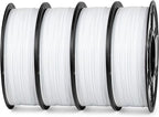 iSANMATE ASA Filament 1.75mm Bundle 4KG (8.8lbs), UV & Weather Resistant 3D Printer Filament Perfect for Outdoor Functional Parts, White(4-Pack)