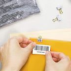 3-Proof 2"x1" Direct Thermal Barcode Labels Rolls for Zebra LP2824 ZD411 ZD410 ZD421 ZD420 GK420D, 12 Rolls 15600 Pcs Waterproof Return Address Label Used with Rollo MUNBYN Desktop Printer