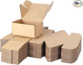 PHAREGE 6x4x3 inch Shipping Boxes Bulk 50 Pack Brown, Tab Lock Tuck Top Mailer Boxes for Packaging Small Business, Small Cardboard Gift Boxes for Wrapping Mailing Present