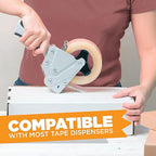 Tape King Clear Packing Tape | 110 Yards Per Roll (6 Rolls) | 1.88 Inch Wide Heavy Duty Packing Tape 2.7mil Strong Adhesive for Moving Boxes, Shipping Cartons, Office Use, Storage (660 Yards)