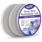 LLPT Double Sided Woodworking Tape 1/2" x 90Ft Each 3 Pack Double Face Turner Woodworker Adhesive Tape Removable Residue Free for Wood Template (WT0590W3)