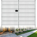 10 Panels Garden Fence Dog Fence Outdoor for Yard,40in H x 23.6ft L Rustproof Metal Fencing with Ground Stakes|No Dig Temporary Animal Proof Containment for Pets/Rabbits|Durable Patio Security Panels