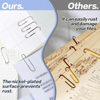 Deli #1 Smooth Paper Clips, 1000 Medium Paper Clips, 10 Boxes of 100 Each, Silver