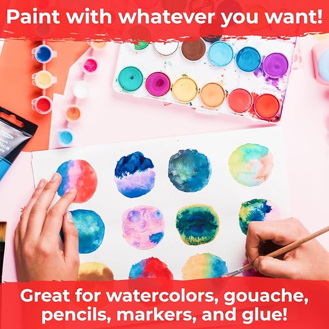 12" x 1200" (100 ft) Red Kraft Paper Roll (Value Pack of 2), 45 lbs Thickness, Made in USA Colored Kraft Paper for School, Bulletin Board - Odorless, Non-Toxic, Safe for Kids