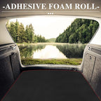 Adhesive Foam Padding Roll Closed Cell Sponge Neoprene Insulation Board Foam Sheet Pad with Sticky Back for Anti Vibration, Anti-Slip, DIY Crafts, Gaskets, Cosplay, Costume (12x59x1/16 inch)