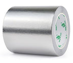 BOMEI PACK Adhesive Aluminum Foil Heat Shield Tape Barrier, Fiberglass Thermal Insulation Reflective Material High Temp Protection (5in*66ft)