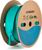 Chanzon 3:1 Ratio - 80ft Roll - Heat Shrink Tubing 5/8" (15mm) - Marine Grade Waterproof Adhesive Lined - (25M Total Length) Green Polyolefin Sleeving Wrap Shrinking 3 to 1 Ratio 1pcs