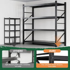 Letaya 6000LBS Storage Shelves Heavy Duty,79" W Garage Shelving Units, 4 Tier Adjustable Utility Rack Shelf,Large Metal Industrial Shelves,for Shop,Warehouse,Basement (79" W x 24" D x 79" H)