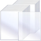 Sherr 50 Pcs Rigid Print Protectors Fit 24 x 36 Inch Poster Paper, Page Protectors Plastic Poster Sleeves PVC Clear Sheet Holder to Display Photo Document Magazine Certificate