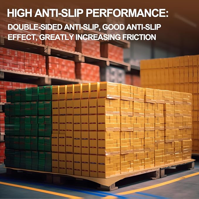 Tatuo 100 Sheet Anti-slip Pallet Paper, 40"x48" Heavy Duty Kraft Brown Paper for Stabilizing Pallets, Prevents Load Shifting for Bags & Cartons, Ideal for Warehousing & Shipping